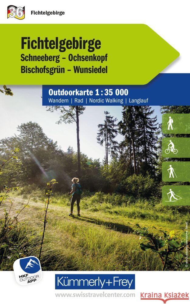 Fichtelgebirge: 36  9783259300374 Kummerly & Frey,Switzerland - książka