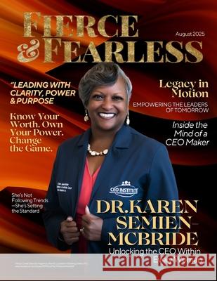 Fierce & Fearless Magazine: August 2025 Ciara Lewis 9781088052563 She Rises Studios Publishing - książka