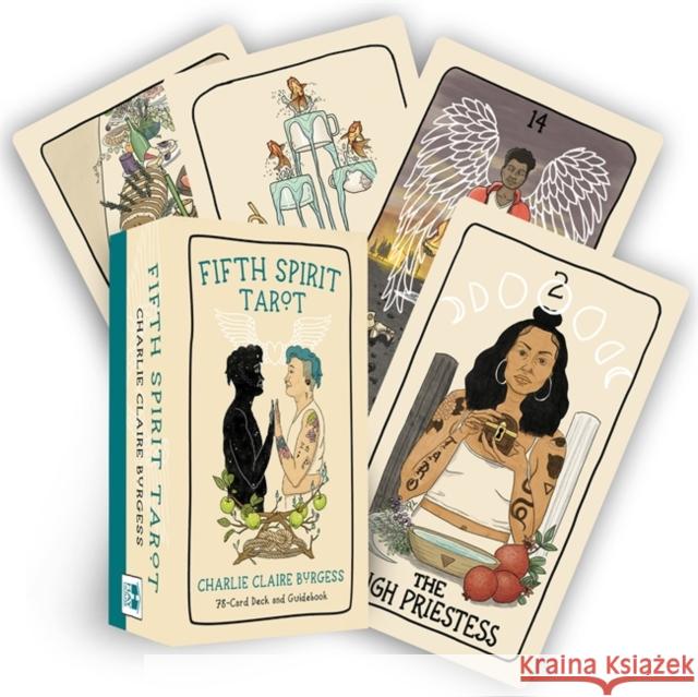 Fifth Spirit Tarot: A 78-Card Deck and Guidebook Burgess, Charlie Claire 9781401971182 Hay House Inc - książka