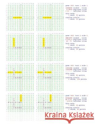 Fifty Scrabble Box Scores Games 1801-1850 MR Francis Gurtowski 9781540560957 Createspace Independent Publishing Platform - książka