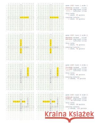 Fifty Scrabble Box Scores Games 2051-2100 MR Francis Gurtowski 9781540561114 Createspace Independent Publishing Platform - książka