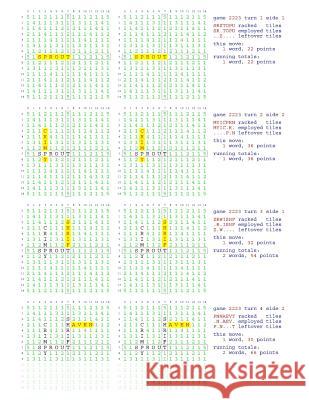 Fifty Scrabble Box Scores Games 2201-2250 MR Francis Gurtowski 9781540561282 Createspace Independent Publishing Platform - książka