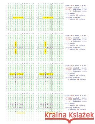 Fifty Scrabble Box Scores Games 2601-2650 MR Francis Gurtowski 9781540561626 Createspace Independent Publishing Platform - książka