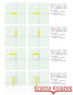Fifty Scrabble Box Scores Games 2701-2750 MR Francis Gurtowski 9781540561800 Createspace Independent Publishing Platform - książka
