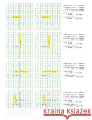 Fifty Scrabble Box Scores Games 3151-3200 MR Francis Gurtowski 9781540590442 Createspace Independent Publishing Platform - książka