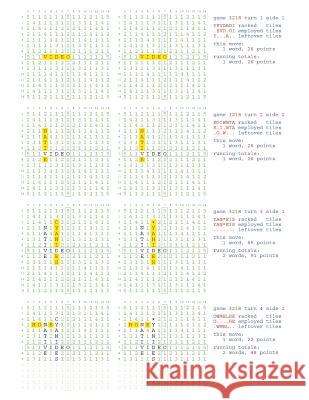 Fifty Scrabble Box Scores Games 3201-3250 MR Francis Gurtowski 9781540590459 Createspace Independent Publishing Platform - książka