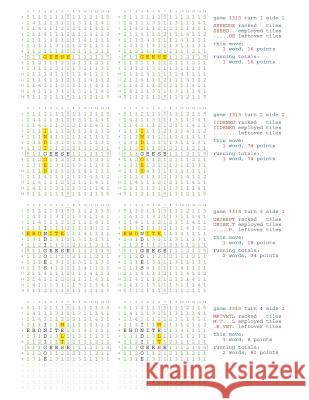 Fifty Scrabble Box Scores Games 3301-3350 MR Francis Gurtowski 9781540590510 Createspace Independent Publishing Platform - książka