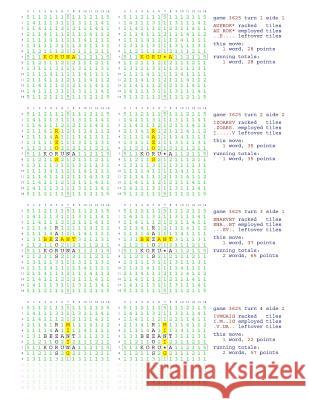 Fifty Scrabble Box Scores Games 3601-3650 MR Francis Gurtowski 9781540590732 Createspace Independent Publishing Platform - książka