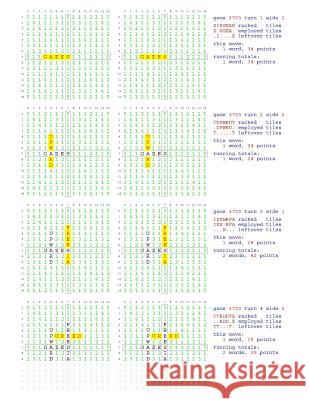 Fifty Scrabble Box Scores Games 3701-3750 MR Francis Gurtowski 9781540590787 Createspace Independent Publishing Platform - książka