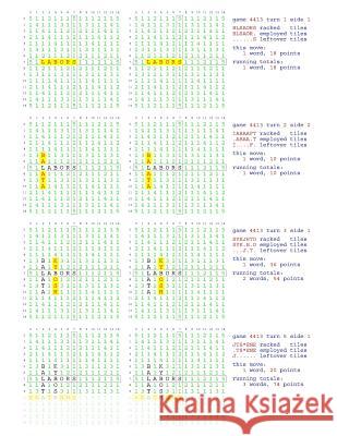 Fifty Scrabble Box Scores Games 4401-4450 MR Francis Gurtowski 9781540591449 Createspace Independent Publishing Platform - książka