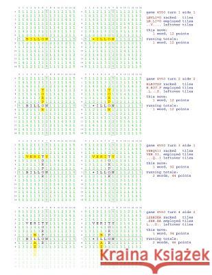 Fifty Scrabble Box Scores Games 4501-4550 MR Francis Gurtowski 9781540591517 Createspace Independent Publishing Platform - książka