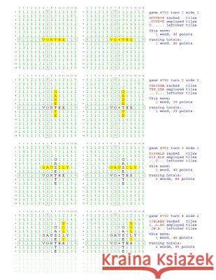 Fifty Scrabble Box Scores Games 4751-4800 MR Francis Gurtowski 9781540591616 Createspace Independent Publishing Platform - książka