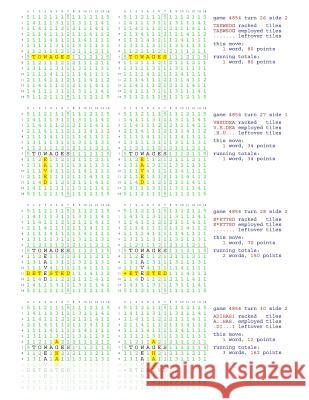 Fifty Scrabble Box Scores Games 4851-4900 MR Francis Gurtowski 9781540591746 Createspace Independent Publishing Platform - książka