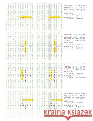 Fifty Scrabble Box Scores Games 4901-4950 MR Francis Gurtowski 9781540591760 Createspace Independent Publishing Platform - książka