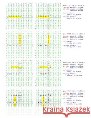 Fifty Scrabble Box Scores Games 5551-5600 MR Francis Gurtowski 9781540658937 Createspace Independent Publishing Platform - książka