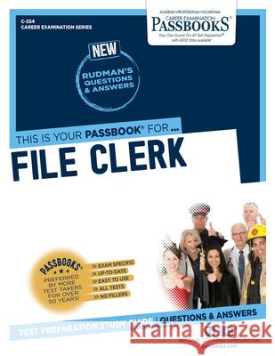 File Clerk (C-254): Passbooks Study Guide Corporation, National Learning 9781731802545 National Learning Corp - książka