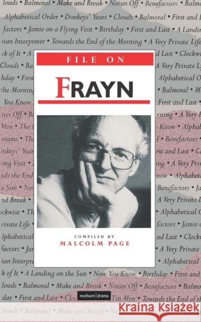 File on Frayn  9780413653109 A & C BLACK PUBLISHERS LTD - książka