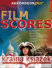 Film Scores, für Akkordeon : Mittlerer Schwierigkeitsgrad  9783864340024 Holzschuh - książka