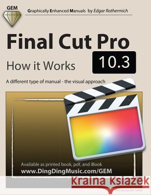 Final Cut Pro 10.3: How It Works: A Different Type of Manual - The Visual Approach Edgar Rothermich 9781544853505 Createspace Independent Publishing Platform - książka