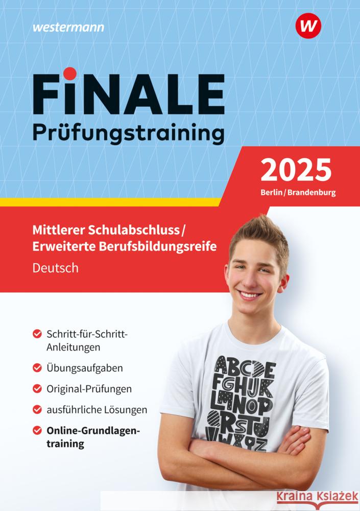 FiNALE - Prüfungstraining Mittlerer Schulabschluss, Fachoberschulreife, Erweiterte Berufsbildungsreife Berlin und Brandenburg, m. 1 Beilage Peters, Jelko 9783071725867 Westermann Lernwelten - książka