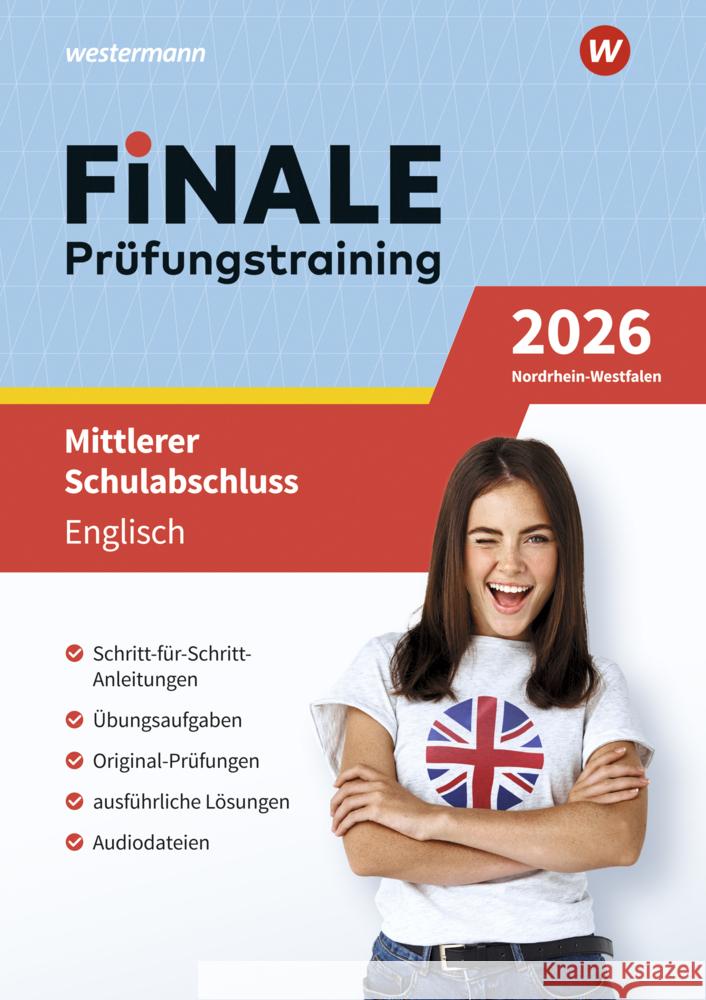 FiNALE - Prüfungstraining Mittlerer Schulabschluss Nordrhein-Westfalen Adams, Gerhard 9783071726079 Westermann Lernwelten - książka