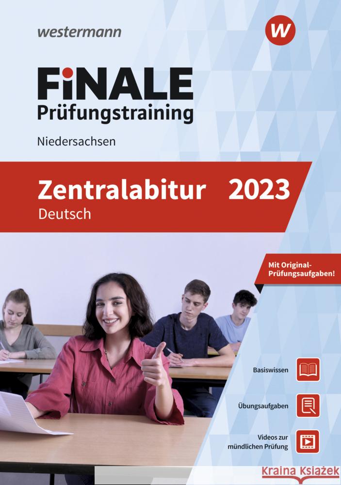 FiNALE Prüfungstraining Zentralabitur Niedersachsen, m. 1 Buch, m. 1 Online-Zugang Fischmann, Harald, Klinge, Marcus, Konowalow, Carina 9783742623331 GWV Georg Westermann Verlag - książka