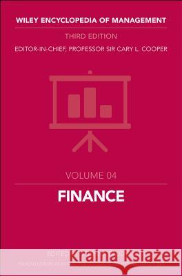 Finanace Cary L. Cooper 9781119002284 John Wiley & Sons Inc - książka