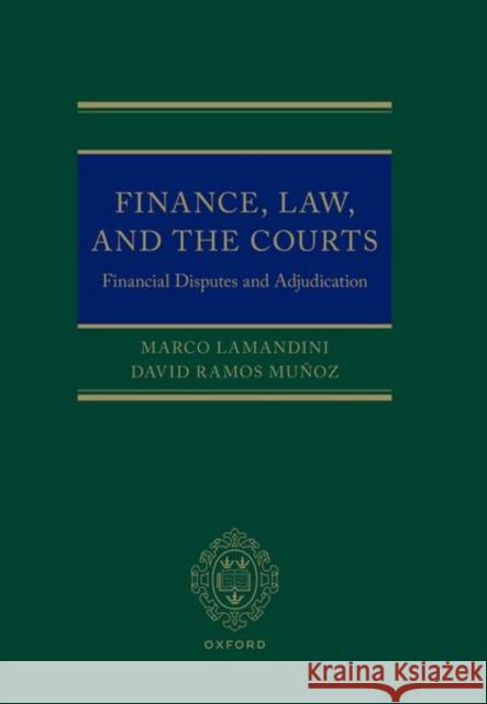 Finance, Law, and the Courts Ramos MuAÂ±oz  9780192898692 Oxford University Press - książka