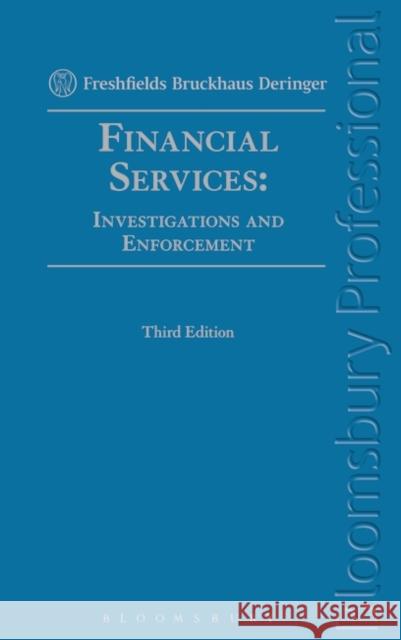 Financial Services: Investigations and Enforcement   9781780431260  - książka