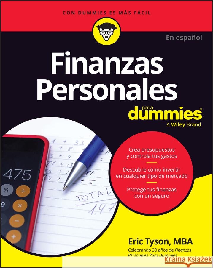 Finanzas Personales Para Dummies Eric Tyson 9781394329946 For Dummies - książka
