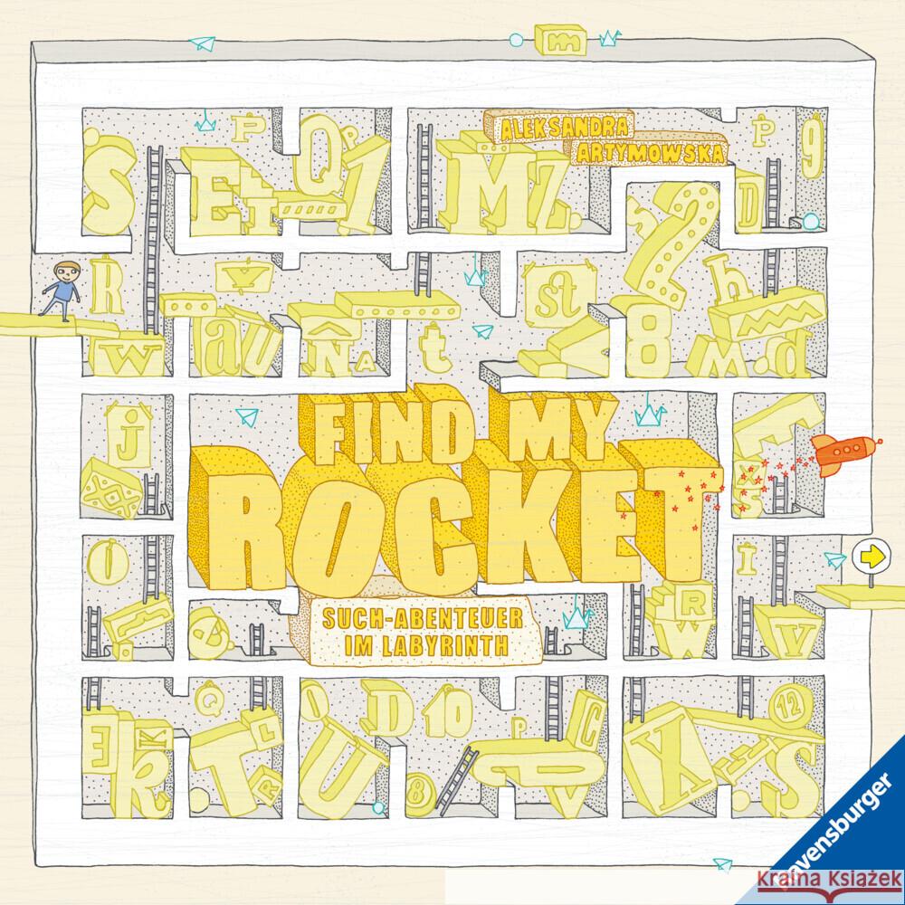 Find My Rocket: Such-Abenteuer im Labyrinth Artymowska, Aleksandra 9783473488667 Ravensburger Verlag - książka