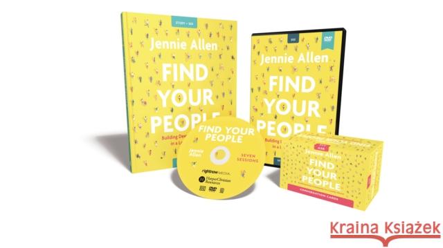 Find Your People Curriculum Kit: Building Deep Community in a Lonely World Jennie Allen 9780310135418 HarperChristian Resources - książka