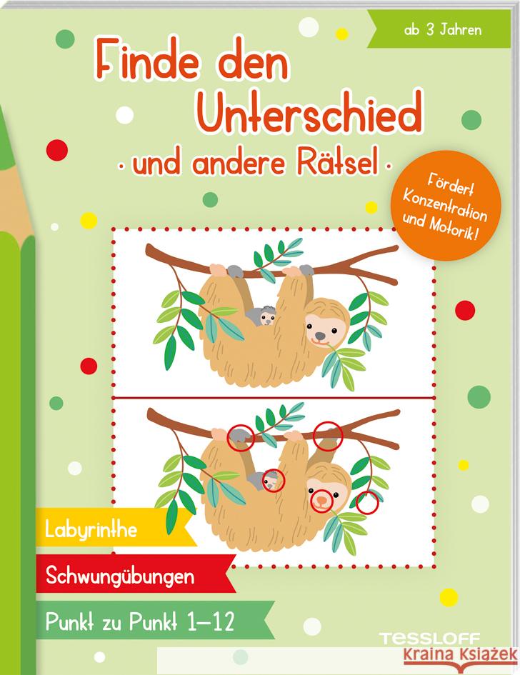 Finde den Unterschied und andere Rätsel  9783788644703 Tessloff Verlag Ragnar Tessloff GmbH & Co. KG - książka