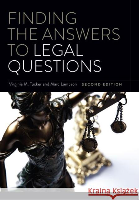 Finding the Answers to Legal Questions Tucker, Virginia M. 9780838915691 American Library Association - książka