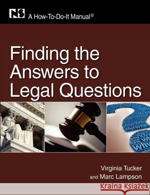 Finding the Answers to Legal Questions American Library Association 9781555707187 Neal-Schuman Publishers - książka