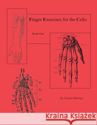 Finger Exercises for the Cello, Book One Cassia Harvey 9781635231618 C. Harvey Publications - książka