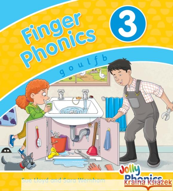 Finger Phonics Book 3: in Precursive Letters (British English edition) Sue Lloyd 9781844146451 Jolly Learning Ltd - książka