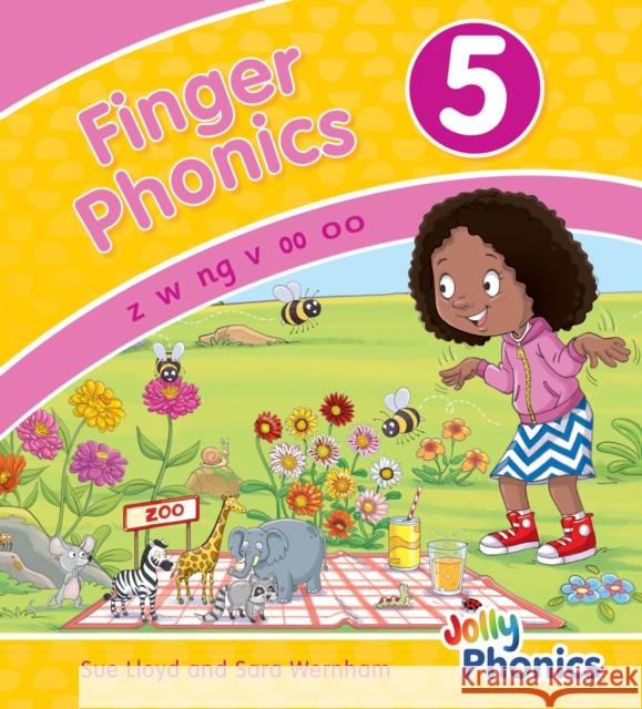 Finger Phonics Book 5: in Precursive Letters (British English edition) Sue Lloyd 9781844146475 Jolly Learning Ltd - książka