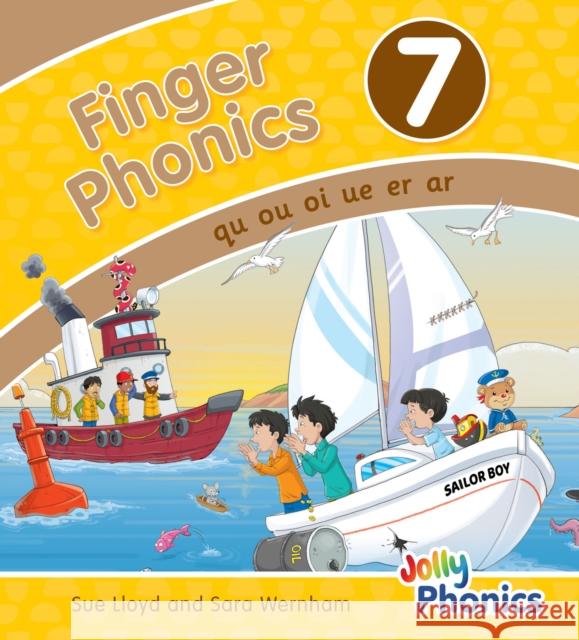 Finger Phonics Book 7: in Precursive Letters (British English edition) Sue Lloyd 9781844146499 Jolly Learning Ltd - książka