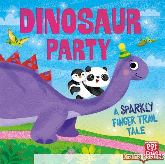 Finger Trail Tales: Dinosaur Party Pat-a-Cake Rachael McLean  9781526381767 Hachette Children's Group - książka