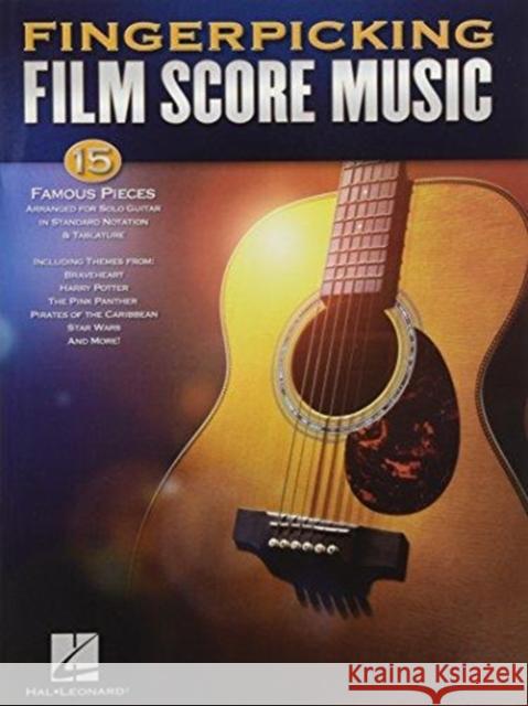 Fingerpicking Film Score Music Hal Leonard Publishing Corporation 9781495064067 Hal Leonard Corporation - książka