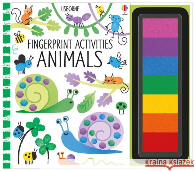 Fingerprint Activities Animals Fiona Watt 9781474914338 Usborne Publishing Ltd - książka