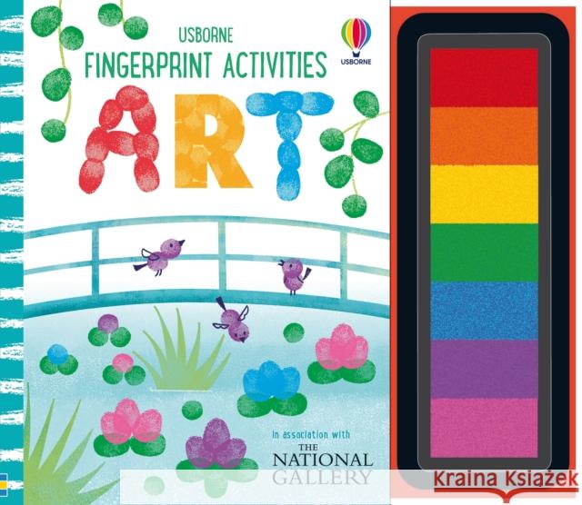 Fingerprint Activities Art Rosie Dickins 9781805317982 Usborne Publishing Ltd - książka