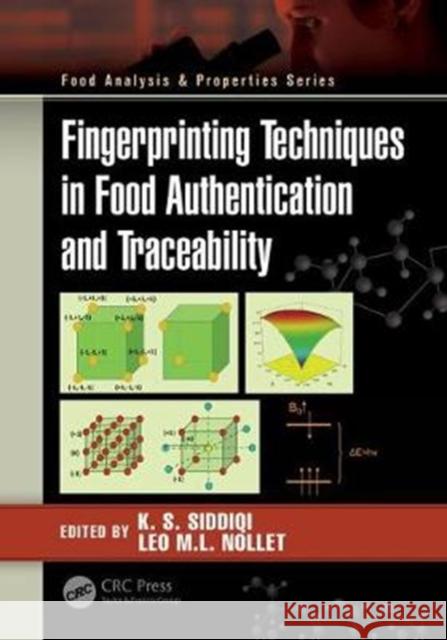 Fingerprinting Techniques in Food Authentication and Traceability K. S. Siddiqi Leo M. L. Nollet 9781138197671 CRC Press - książka