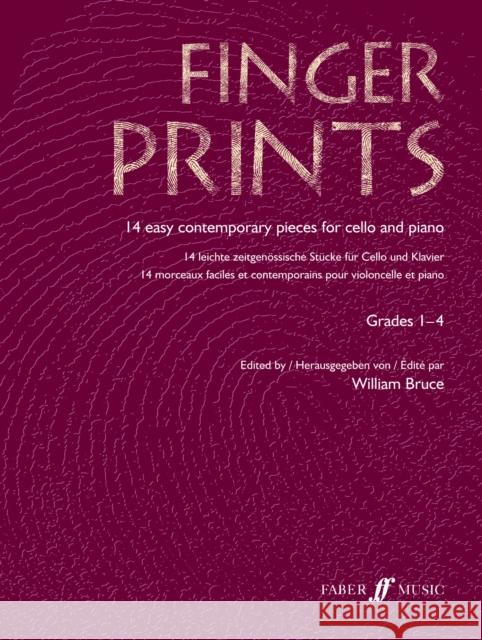 Fingerprints, Cello and Piano, Grades 1-4  9780571522972 FABER MUSIC LTD - książka