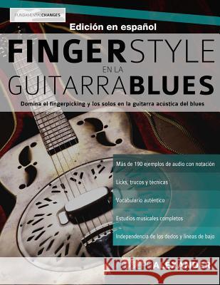 Fingerstyle en la guitarra blues Joseph Alexander 9781910403921 WWW.Fundamental-Changes.com - książka