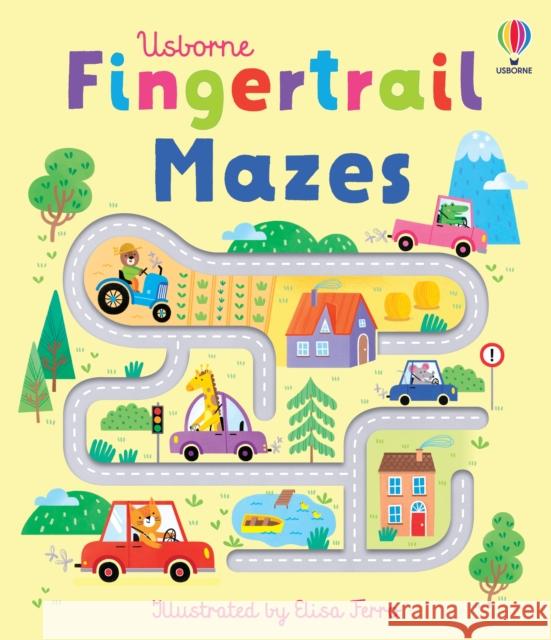 Fingertrail Mazes Felicity Brooks 9781803702865 Usborne Publishing Ltd - książka