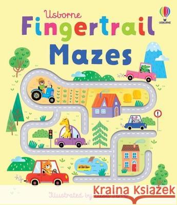 Fingertrail Mazes Felicity Brooks Elisa Ferro 9781805317593 Usborne Books - książka