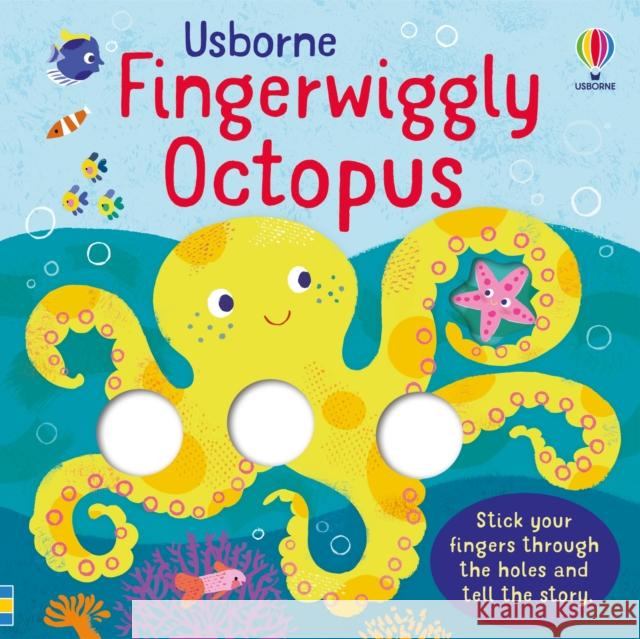 Fingerwiggly Octopus Felicity Brooks 9781803702841 Usborne Publishing Ltd - książka