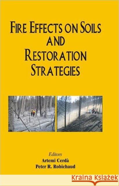 Fire Effects on Soils and Restoration Strategies Artemio Cerda Peter R Robichaud 9781578085262 SCIENCE PUBLISHERS,U.S. - książka